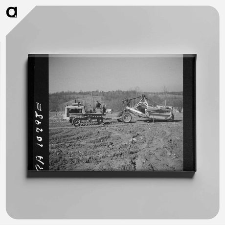 アートパネル-Le Tourneau in Operation, Martin County, Indiana
 - ラッセル リー Canvas.