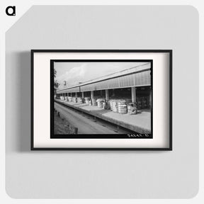 アートポスター-Loading Dock of Compress, Houston, Texas
 - ラッセル リー Poster.