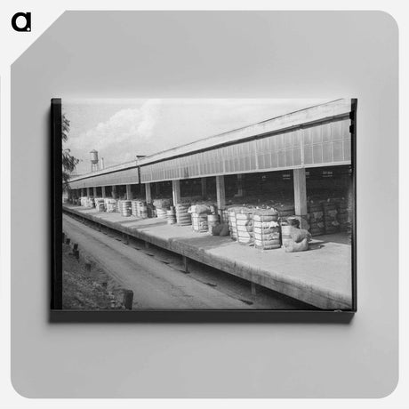 アートパネル-Loading Dock of Compress, Houston, Texas
 - ラッセル リー Canvas.
