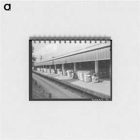アートメモ帳-Loading Dock of Compress, Houston, Texas
 - ラッセル リー Memo.