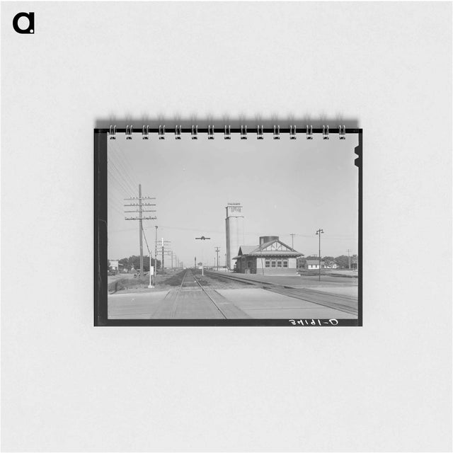 アートメモ帳-Railroad Station at Cimarron, Kansas
 - ラッセル リー Memo.
