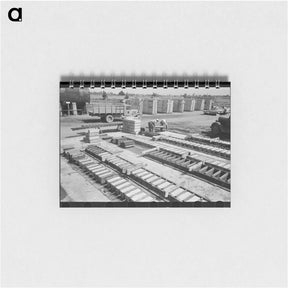 アートメモ帳-Precasting Reinforced Concrete House and Barn Piers
 - ラッセル リー Memo.