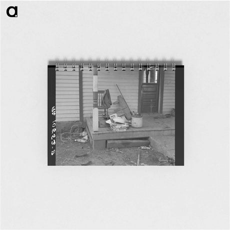 アートメモ帳-Farmhouse Backporch During Relocation
 - ラッセル リー Memo.