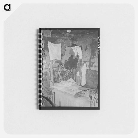 アートメモ帳-Tenant Farmer's Bedroom, Muskogee County, Oklahoma
 - ラッセル リー Memo.