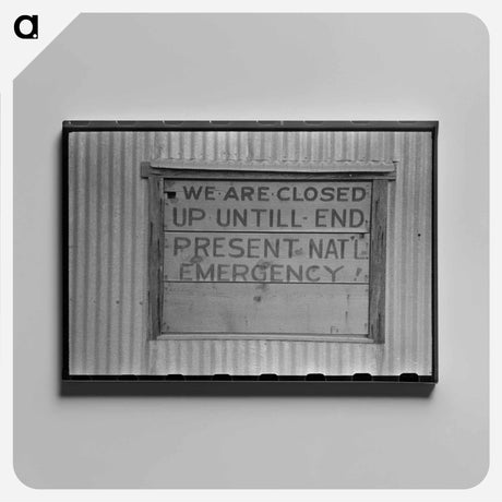 アートパネル-Sign, Coolidge, Arizona
 - ラッセル リー Canvas.
