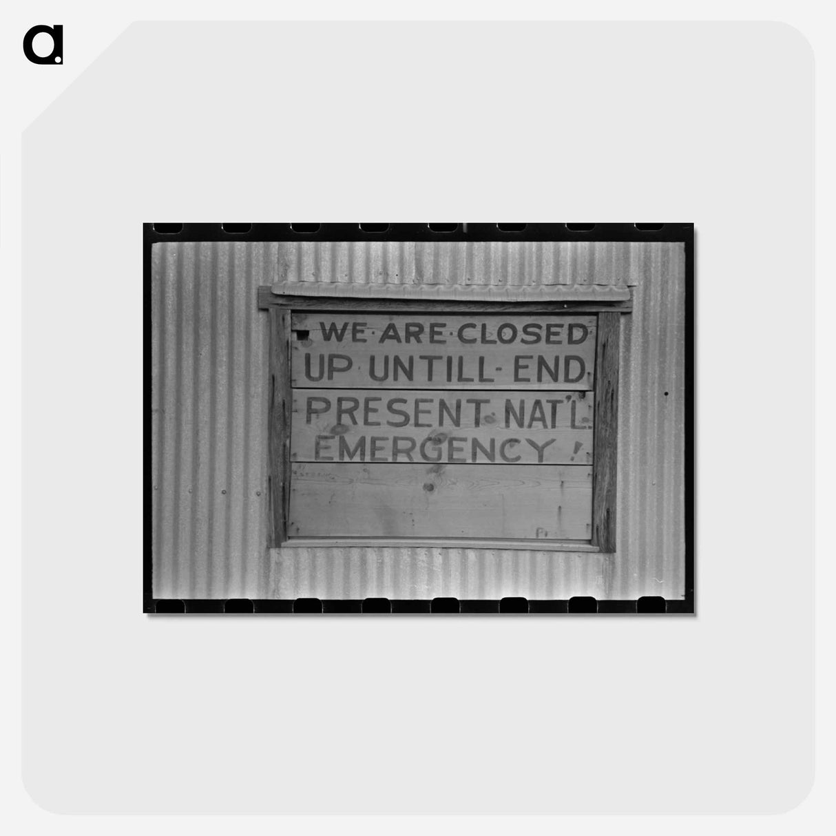 アートポストカード-Sign, Coolidge, Arizona
 - ラッセル リー Postcard.