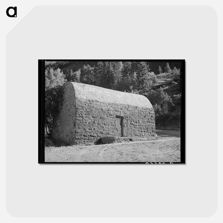 アートポストカード-Old Powder House at Ouray, Colorado
 - ラッセル リー Postcard.