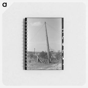 アートメモ帳-Pumping Rig, Seminole Oil Field, Oklahoma
 - ラッセル リー Memo.
