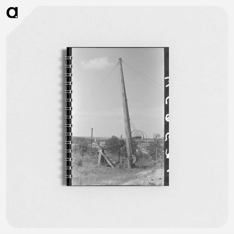 アートメモ帳-Pumping Rig, Seminole Oil Field, Oklahoma
 - ラッセル リー Memo.