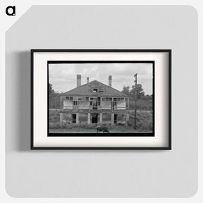 アートポスター-Abandoned Plantation Home, North of Destrehan, Louisiana
 - ラッセル リー Poster.