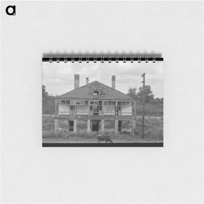 アートメモ帳-Abandoned Plantation Home, North of Destrehan, Louisiana
 - ラッセル リー Memo.