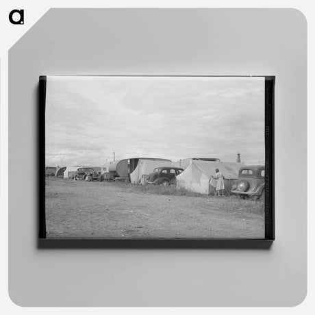 アートパネル-Pea Pickers' Camp, Canyon County, Idaho
 - ラッセル リー Canvas.