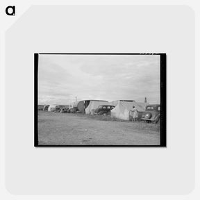 アートポストカード-Pea Pickers' Camp, Canyon County, Idaho
 - ラッセル リー Postcard.