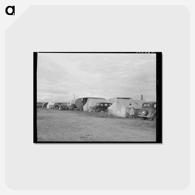 アートポストカード-Pea Pickers' Camp, Canyon County, Idaho
 - ラッセル リー Postcard.