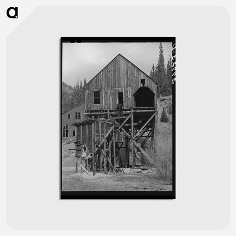 アートポストカード-Abandoned Gold Mill, San Juan County, Colorado
 - ラッセル リー Postcard.