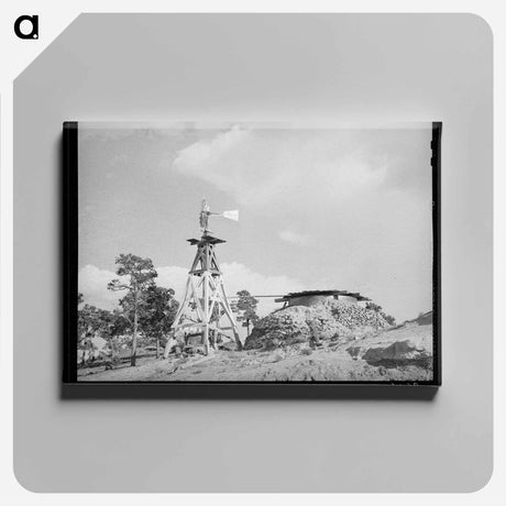 アートパネル-Water Supply, Pie Town, New Mexico
 - ラッセル リー Canvas.