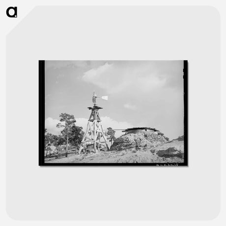 アートポストカード-Water Supply, Pie Town, New Mexico
 - ラッセル リー Postcard.