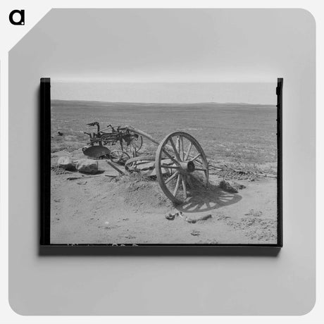 アートパネル-Idle Machinery on the Gorder Farm
 - ラッセル リー Canvas.
