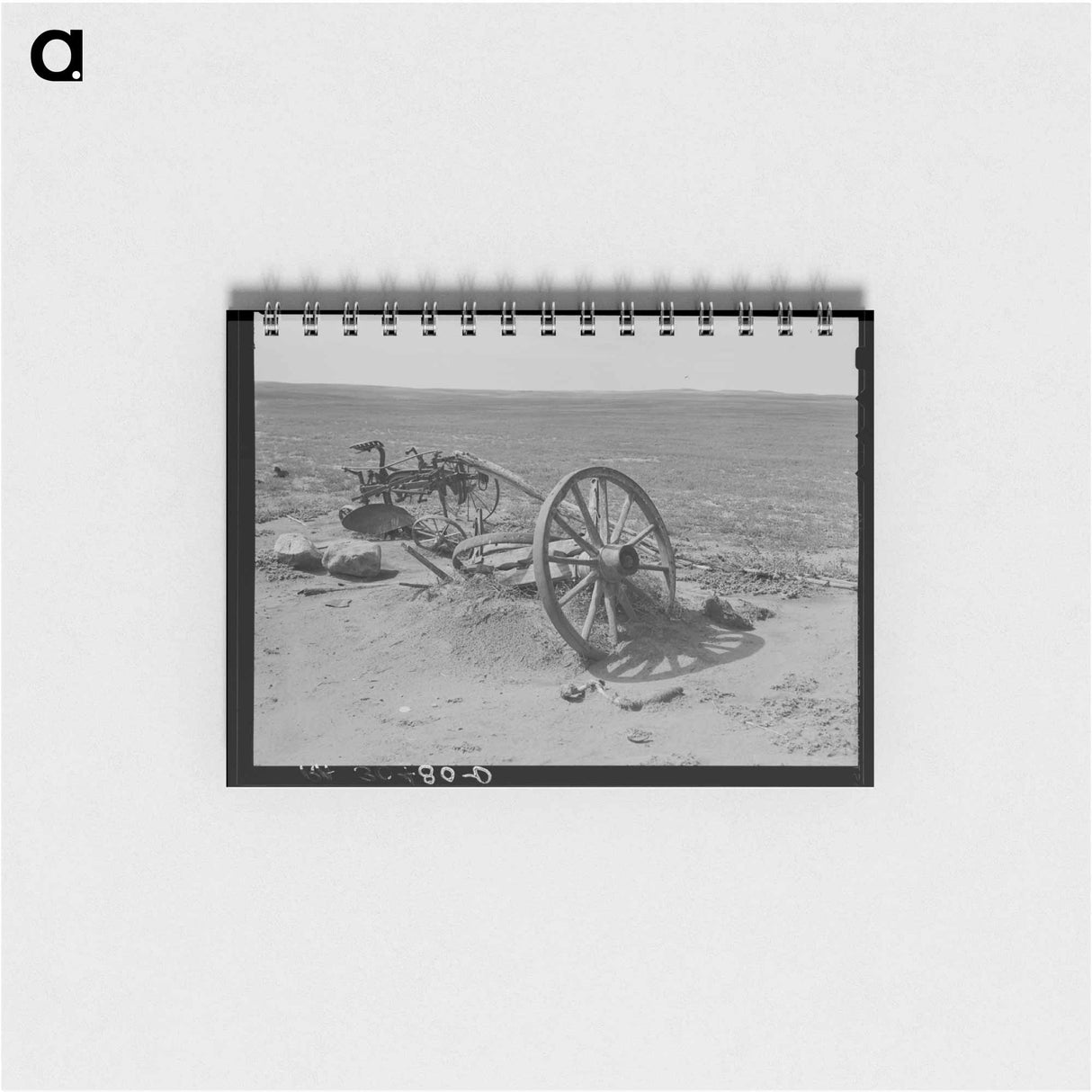 アートメモ帳-Idle Machinery on the Gorder Farm
 - ラッセル リー Memo.