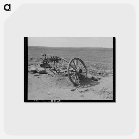 アートポストカード-Idle Machinery on the Gorder Farm
 - ラッセル リー Postcard.