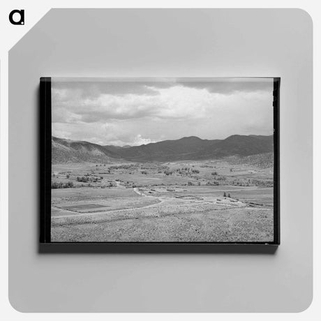 アートパネル-The Valley of the Rio Costilla at Amalia
 - ラッセル リー Canvas.