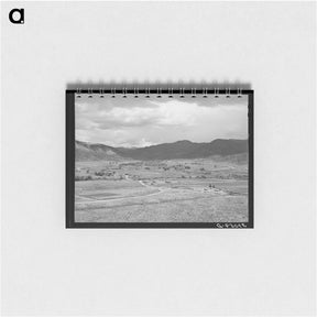 アートメモ帳-The Valley of the Rio Costilla at Amalia
 - ラッセル リー Memo.