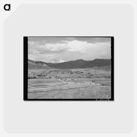 アートポストカード-The Valley of the Rio Costilla at Amalia
 - ラッセル リー Postcard.
