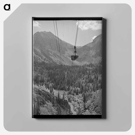 アートパネル-Aerial Tramway to the Mill
 - ラッセル リー Canvas.