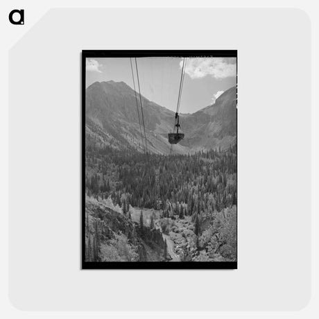 アートポストカード-Aerial Tramway to the Mill
 - ラッセル リー Postcard.