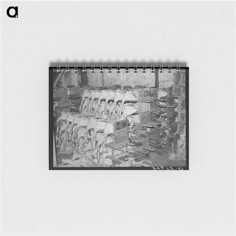 アートメモ帳-Dressed Turkeys, Cold Storage Plant, Brownwood, Texas
 - ラッセル リー Memo.