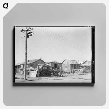 アートパネル-Housing, Robstown, Texas
 - ラッセル リー Canvas.