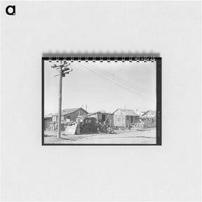 アートメモ帳-Housing, Robstown, Texas
 - ラッセル リー Memo.