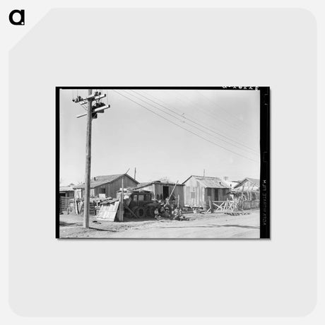 アートポストカード-Housing, Robstown, Texas
 - ラッセル リー Postcard.