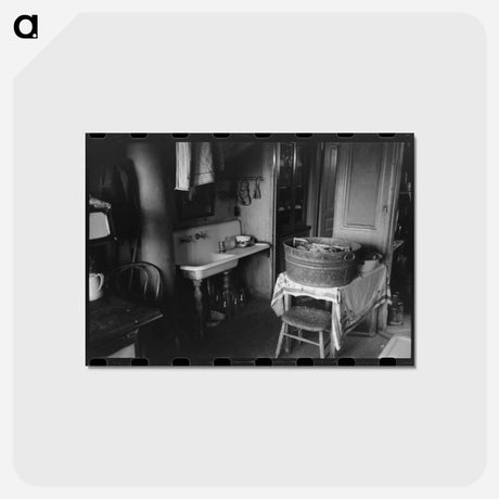 アートポストカード-Kitchen Detail, South Side Chicago
 - ラッセル リー Postcard.