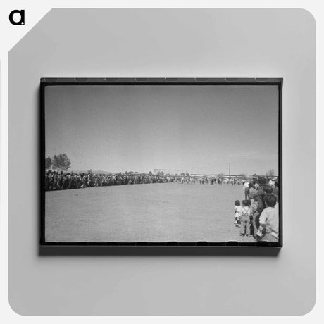 アートパネル-Race at the Annual Field Day, Yuma, Arizona
 - ラッセル リー Canvas.
