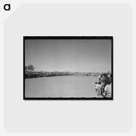 アートポストカード-Race at the Annual Field Day, Yuma, Arizona
 - ラッセル リー Postcard.