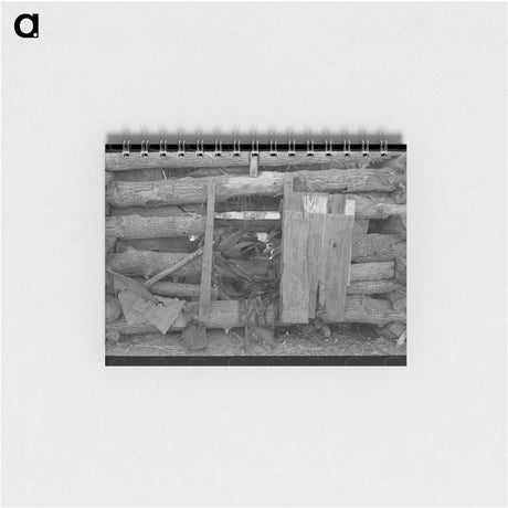 アートメモ帳-Shed Construction, McIntosh County, Oklahoma
 - ラッセル リー Memo.