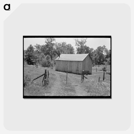 アートポストカード-Agricultural Laborer's Home, Sequoyah County, Oklahoma
 - ラッセル リー Postcard.