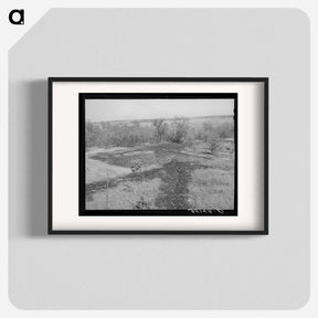 アートポスター-Oil Draining into Slush Pit, Slick, Oklahoma
 - ラッセル リー Poster.