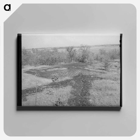 アートパネル-Oil Draining into Slush Pit, Slick, Oklahoma
 - ラッセル リー Canvas.
