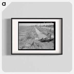 アートポスター-Irrigation Ditch, Solomonsville, Graham County, Arizona
 - ラッセル リー Poster.
