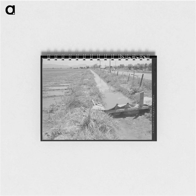 アートメモ帳-Irrigation Ditch, Solomonsville, Graham County, Arizona
 - ラッセル リー Memo.