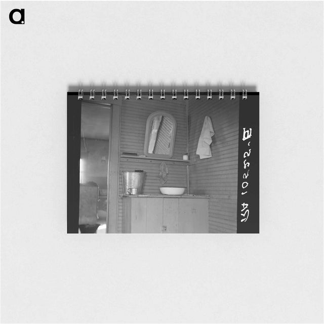 アートメモ帳-Interior of Farmhand's Dwelling Near Battle Ground, Indiana
 - ラッセル リー Memo.