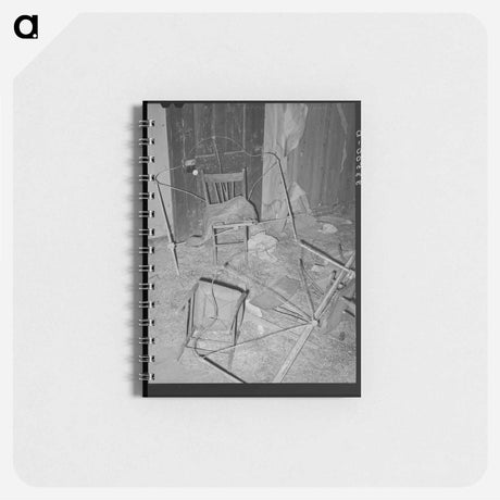 アートメモ帳-Interior of Abandoned Farmhouse, McIntosh County, Oklahoma
 - ラッセル リー Memo.