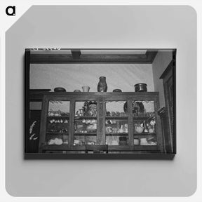 アートパネル-China Cabinet in a Fruit Farmer's Home
 - ラッセル リー Canvas.