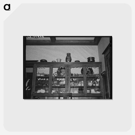 アートポストカード-China Cabinet in a Fruit Farmer's Home
 - ラッセル リー Postcard.