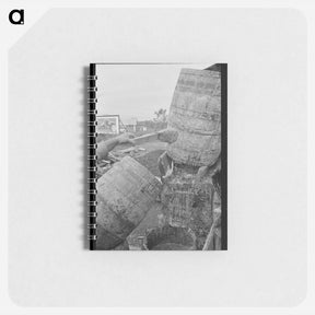 アートメモ帳-Barrels of the Natural Turpentine Oleoresin, State Line, Mississippi
 - ラッセル リー Memo.