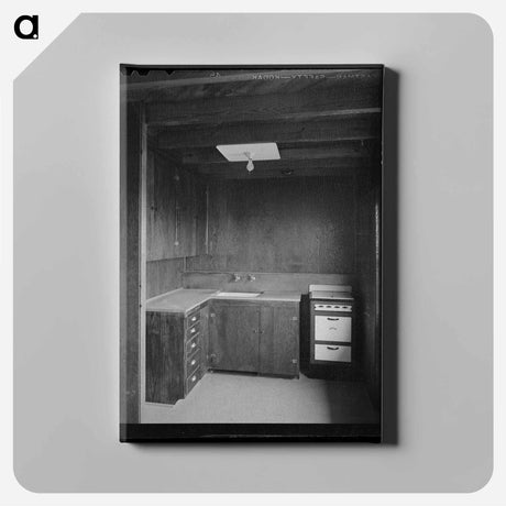 アートパネル-Kitchen in Multi-Family Unit for Permanent Agricultural Workers, Migratory Labor Camp, Sinton, Texas
 - ラッセル リー Canvas.