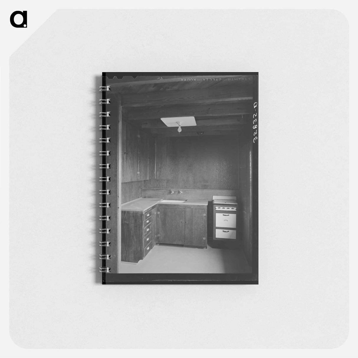 アートメモ帳-Kitchen in Multi-Family Unit for Permanent Agricultural Workers, Migratory Labor Camp, Sinton, Texas
 - ラッセル リー Memo.