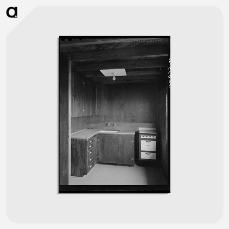 アートポストカード-Kitchen in Multi-Family Unit for Permanent Agricultural Workers, Migratory Labor Camp, Sinton, Texas
 - ラッセル リー Postcard.